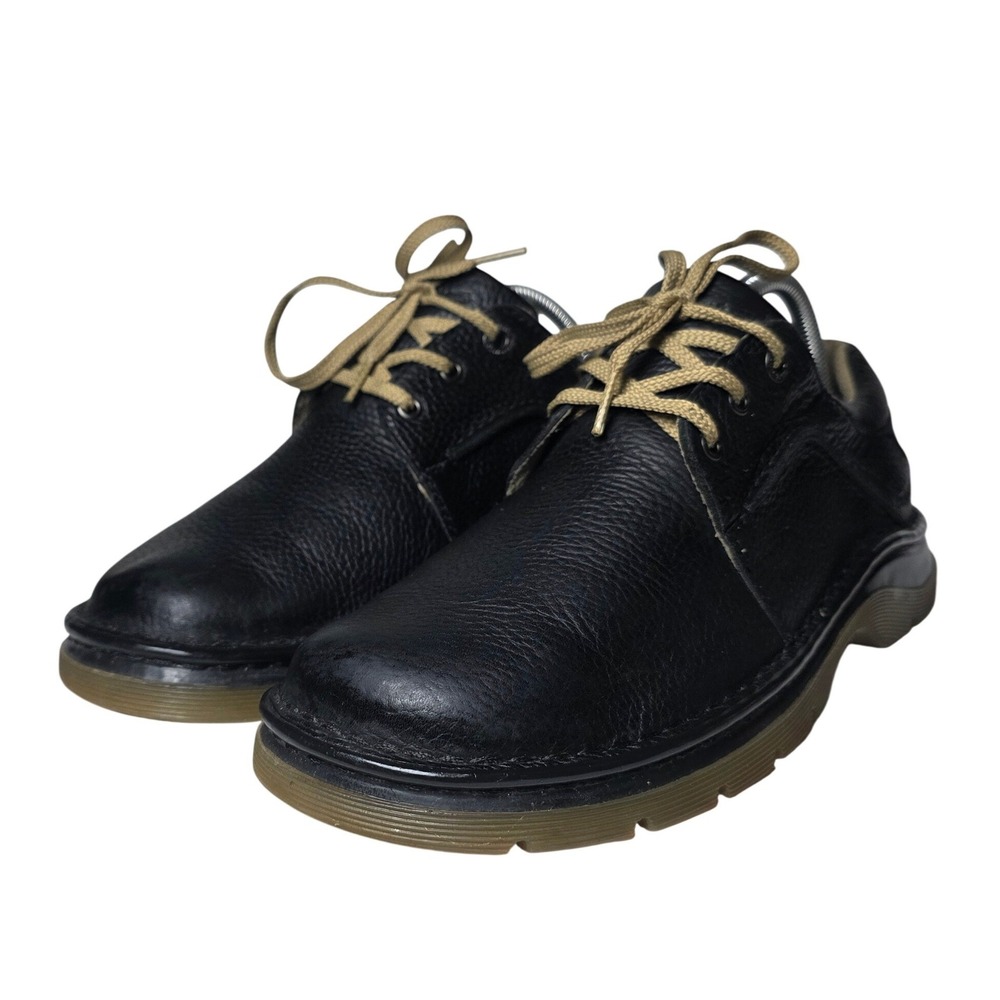 Dr. Martens 13740 Black Tumbled Leather Oxford Shoes Mens 8 US 41 EU